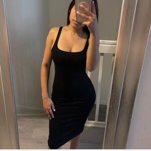 Zara Black Midi Dress